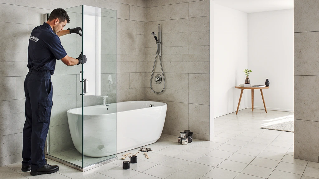 Bathtub Glass Door Installation