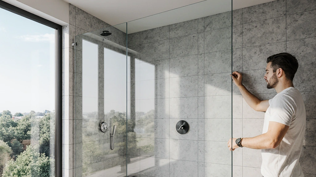Shower Glass Half Wall
