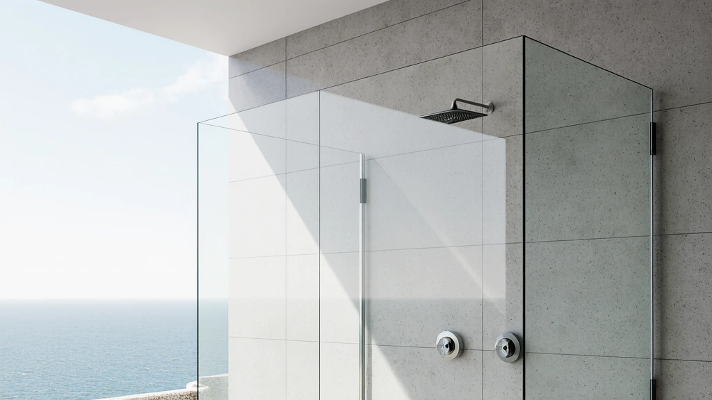 Half Panel Shower Glass