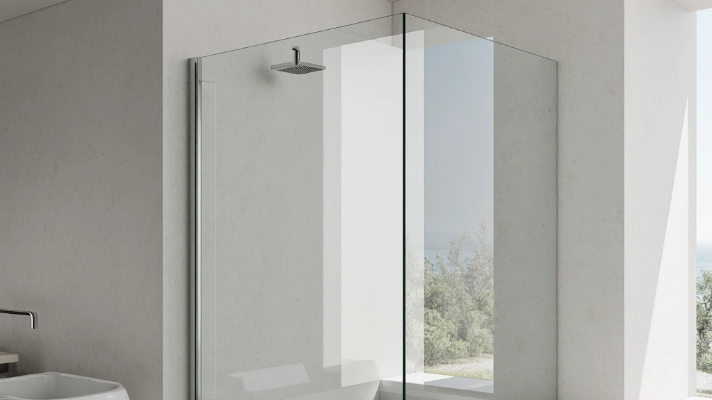 Shower Glass With Half Wall