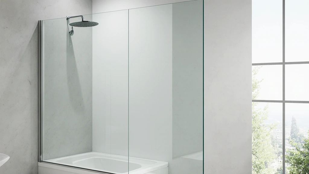 Half Glass Shower Screen