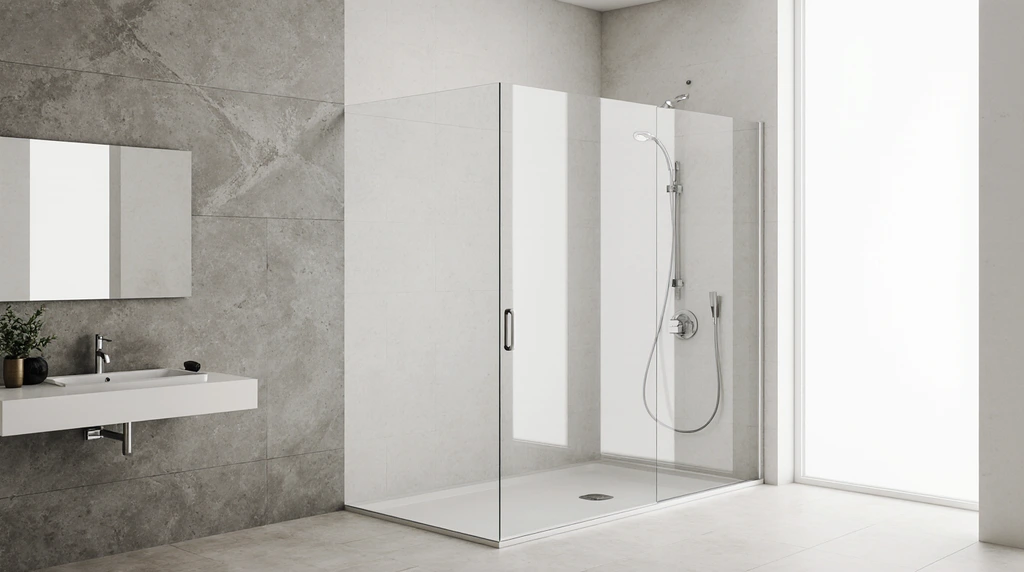 Frameless Fixed Glass Shower Panel