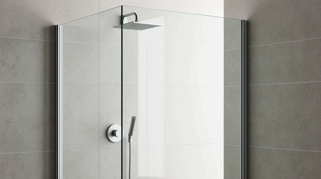 Frameless Fixed Shower Glass Panel