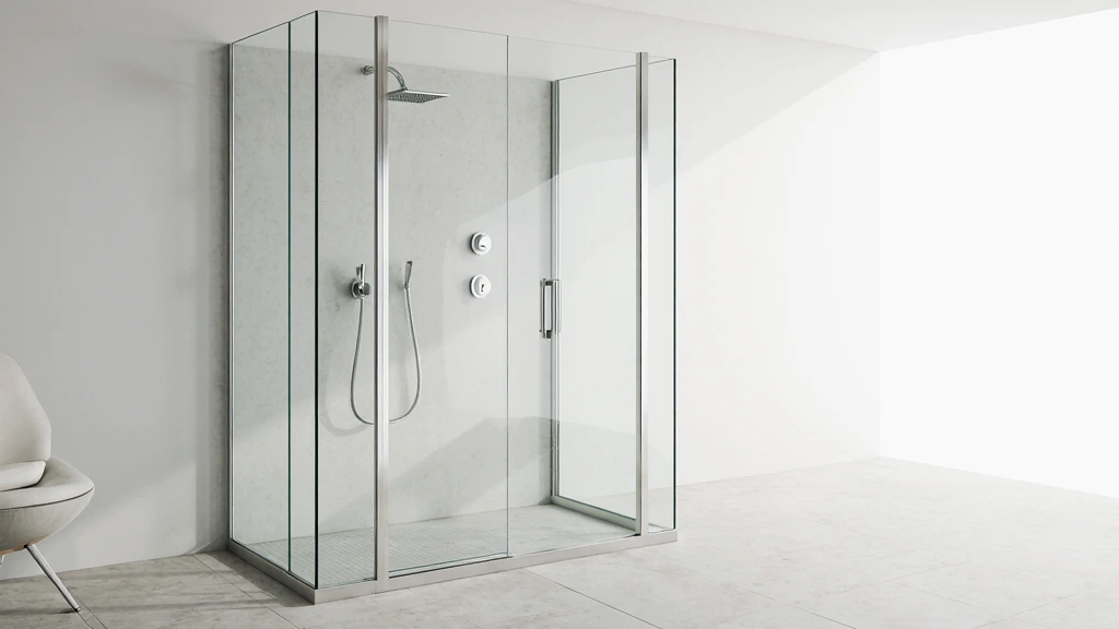 Semi Frameless Shower Enclosure