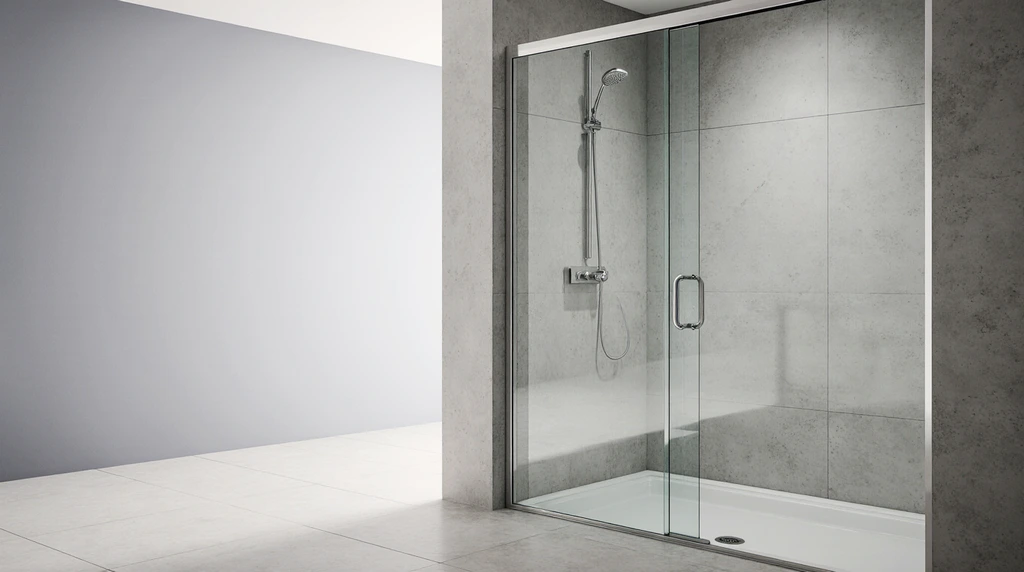 Frameless Sliding Shower Enclosure