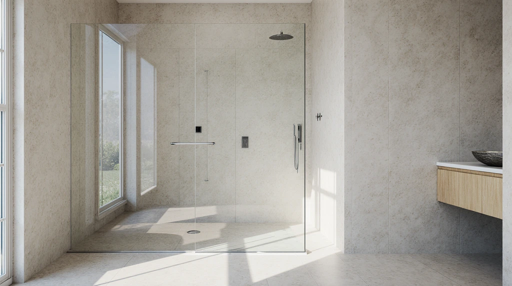 Fixed Shower Glass