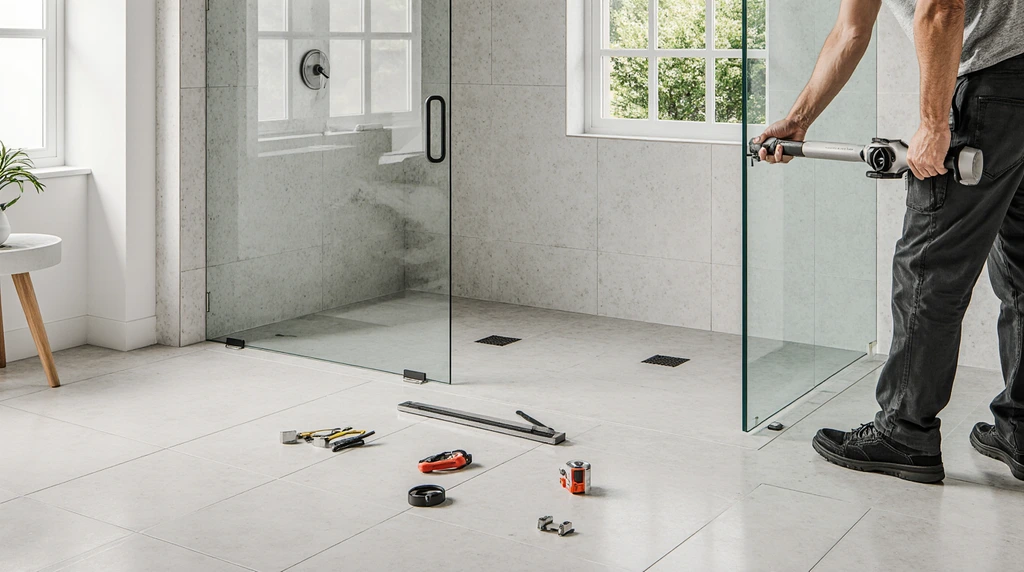 All Glass Shower Enclosure