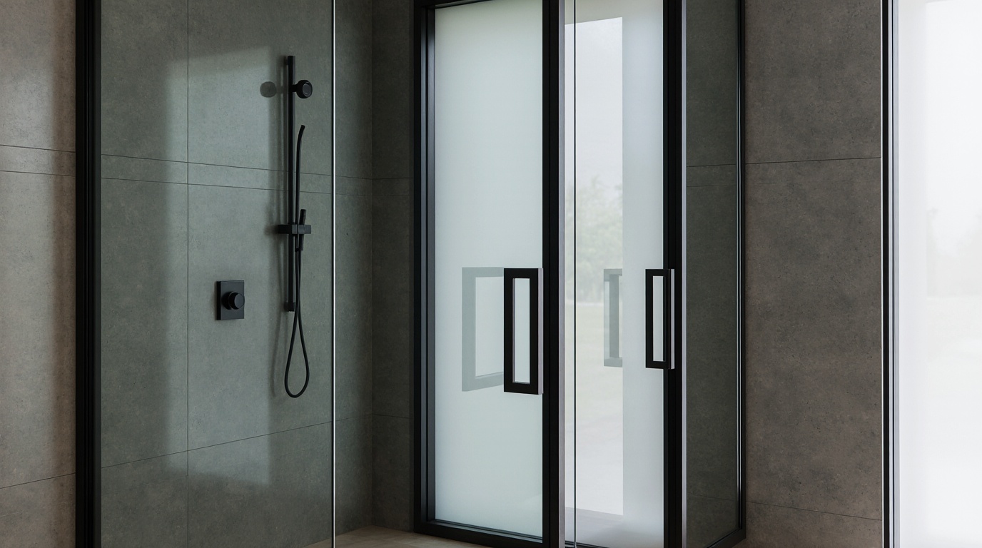 Smoked Shower Glass Doors