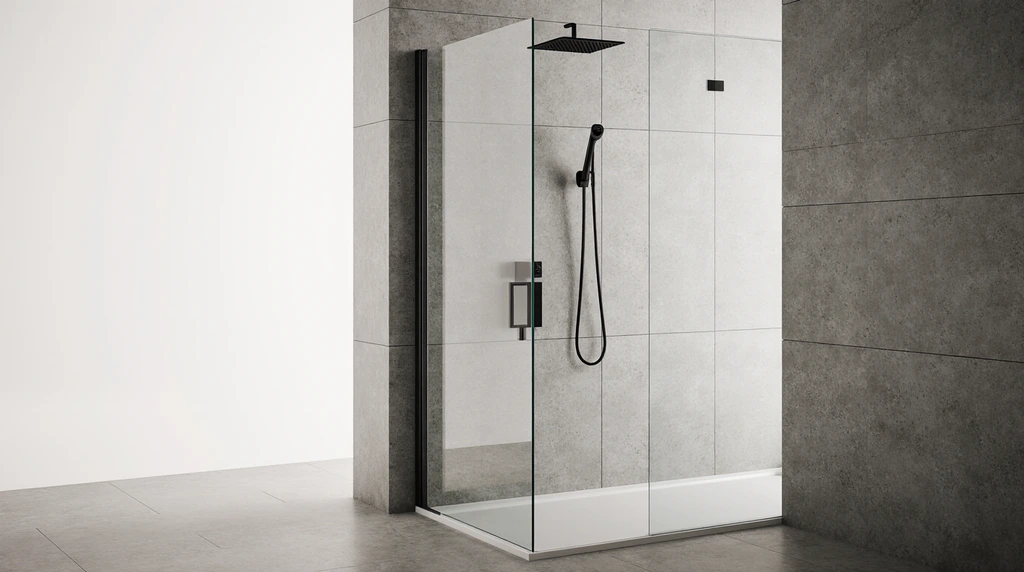 Stationary Glass Shower Wall