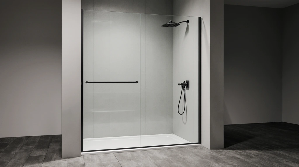 Frameless Bypass Glass Shower Doors