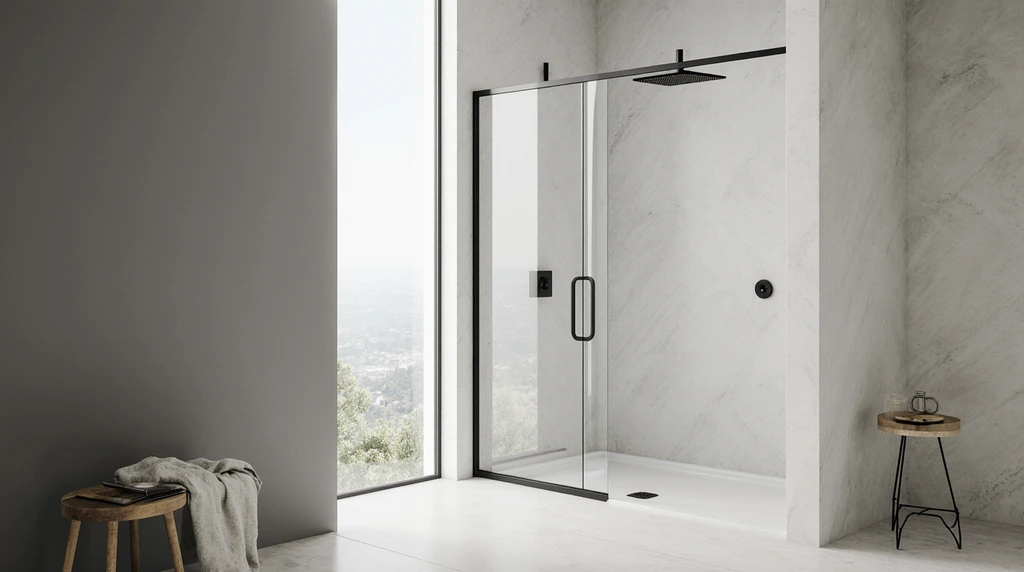 Frameless Bypass Shower Doors