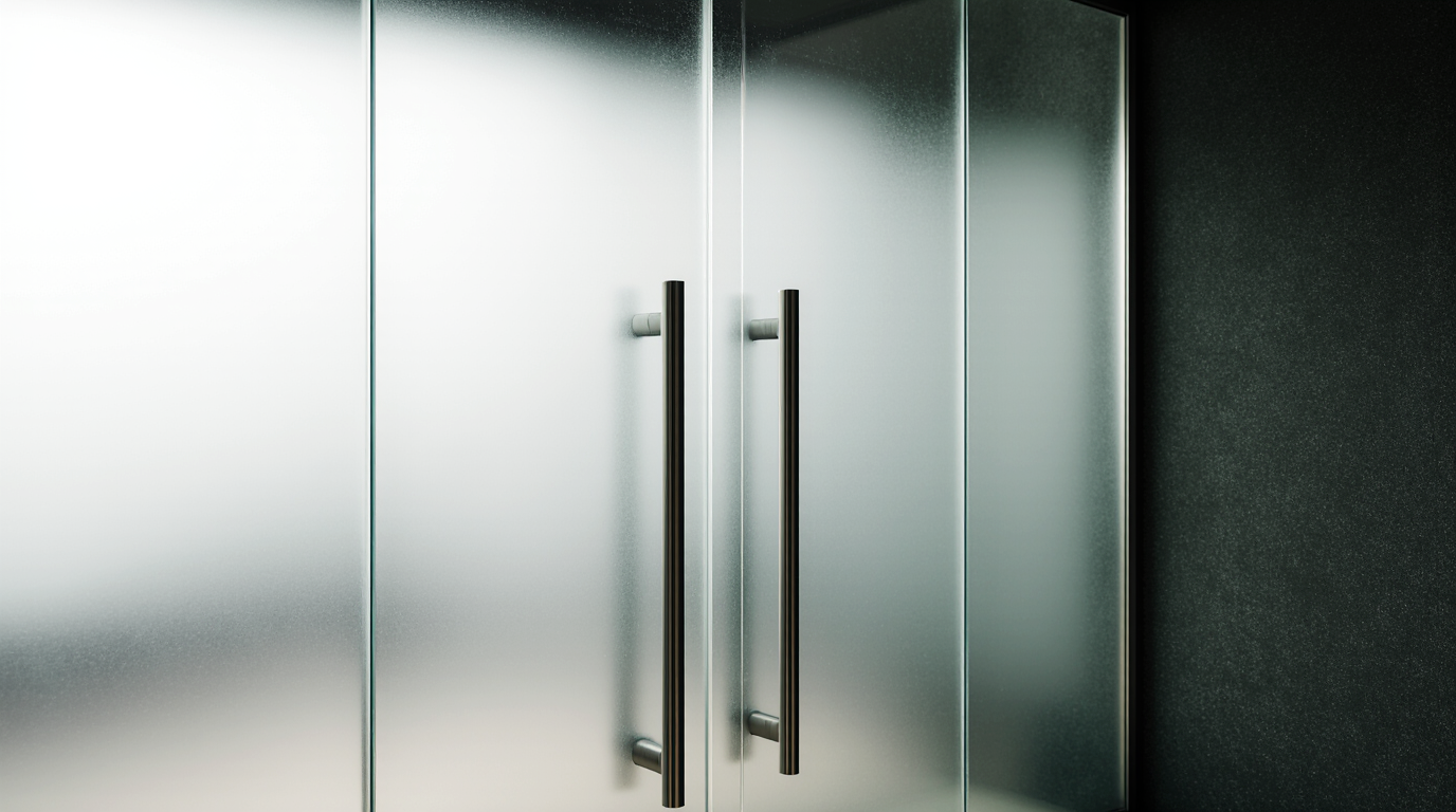 Frosted Glass Door