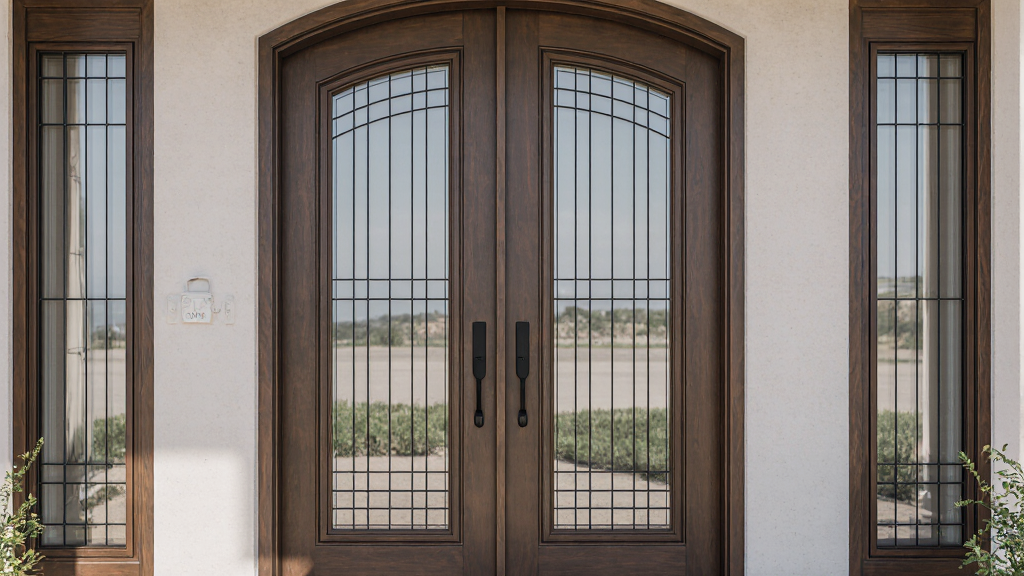 Double Front Doors With Glass