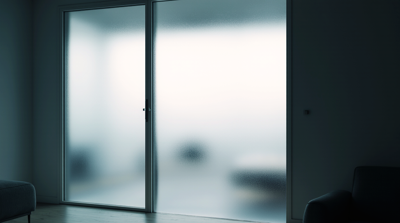 Frosted Glass Interior Door
