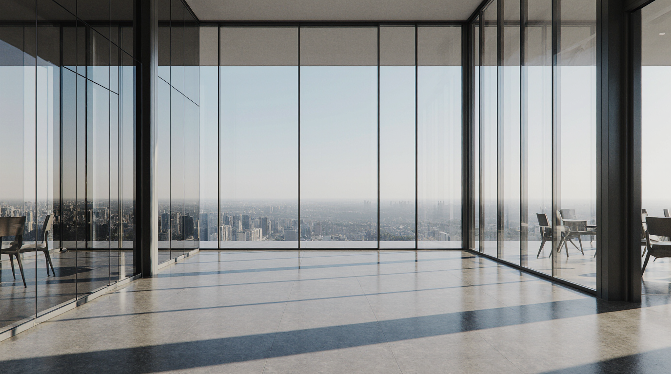 Frameless Glass Wall