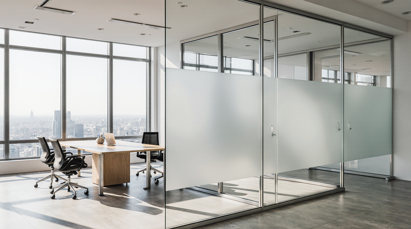 Modular Glass Partition