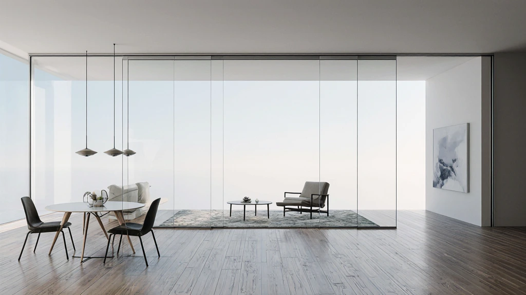 Glass Partition Sliding