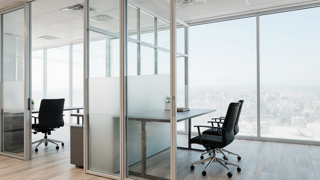 Half Glass Partition Wall