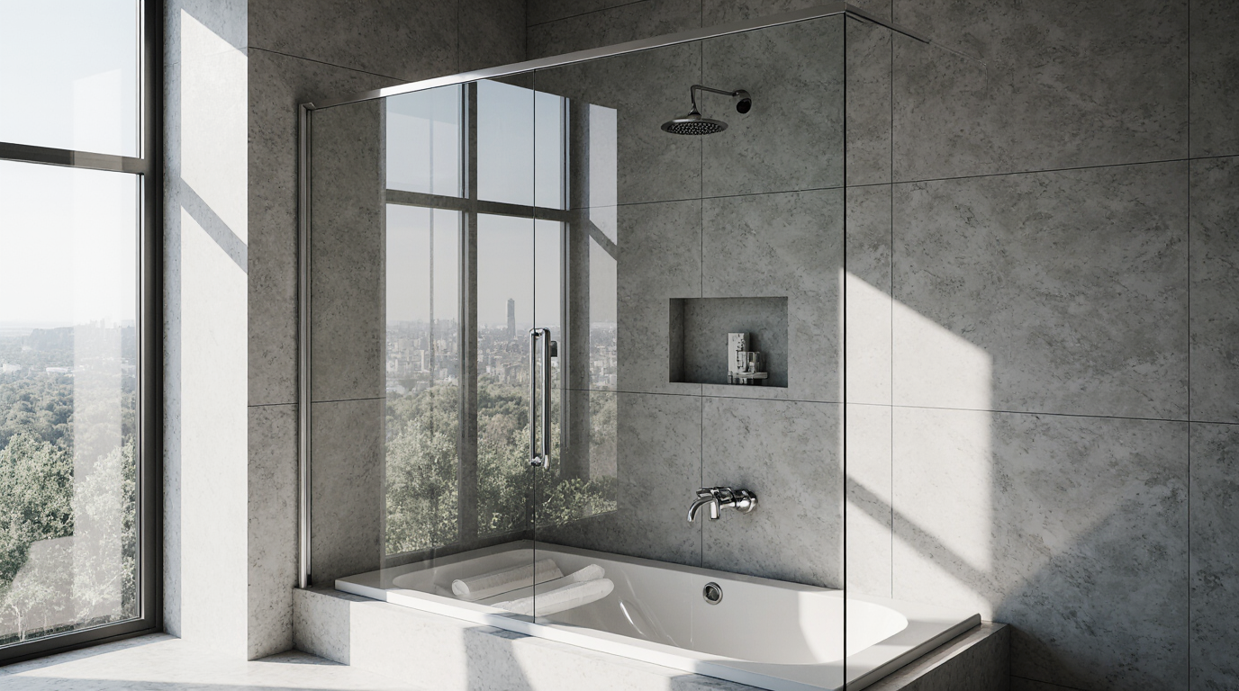 Glass Shower Doors For Bathtub