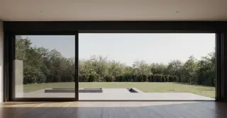 Black Sliding Glass Doors