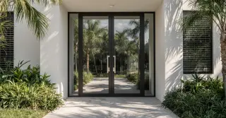 Custom Glass Entry Naples