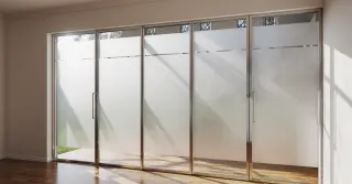 Frosted Glass Bifold Doors