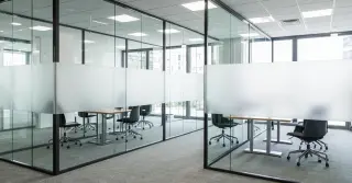 Glass Wall Partition Office