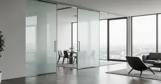 Sliding Partition Glass Doors