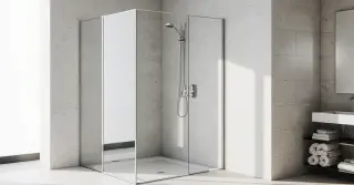 Small Space Shower Door